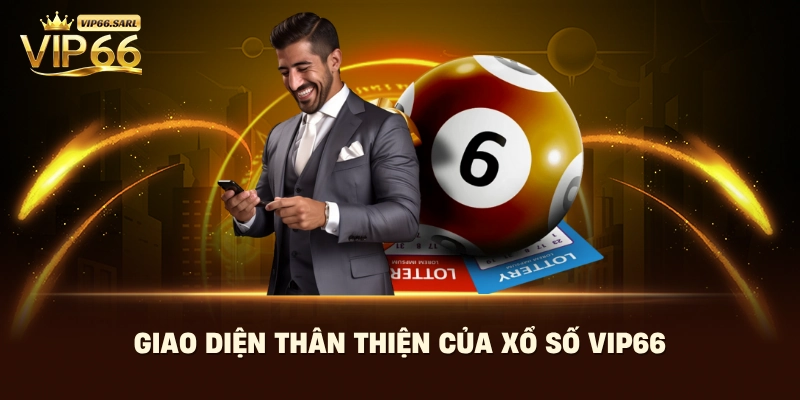 Giao diện thân thiện của xổ số Vip66 